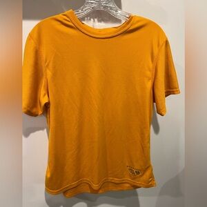 Women’s Golden Orange Mountain HardWear T-Shirt Size Medium